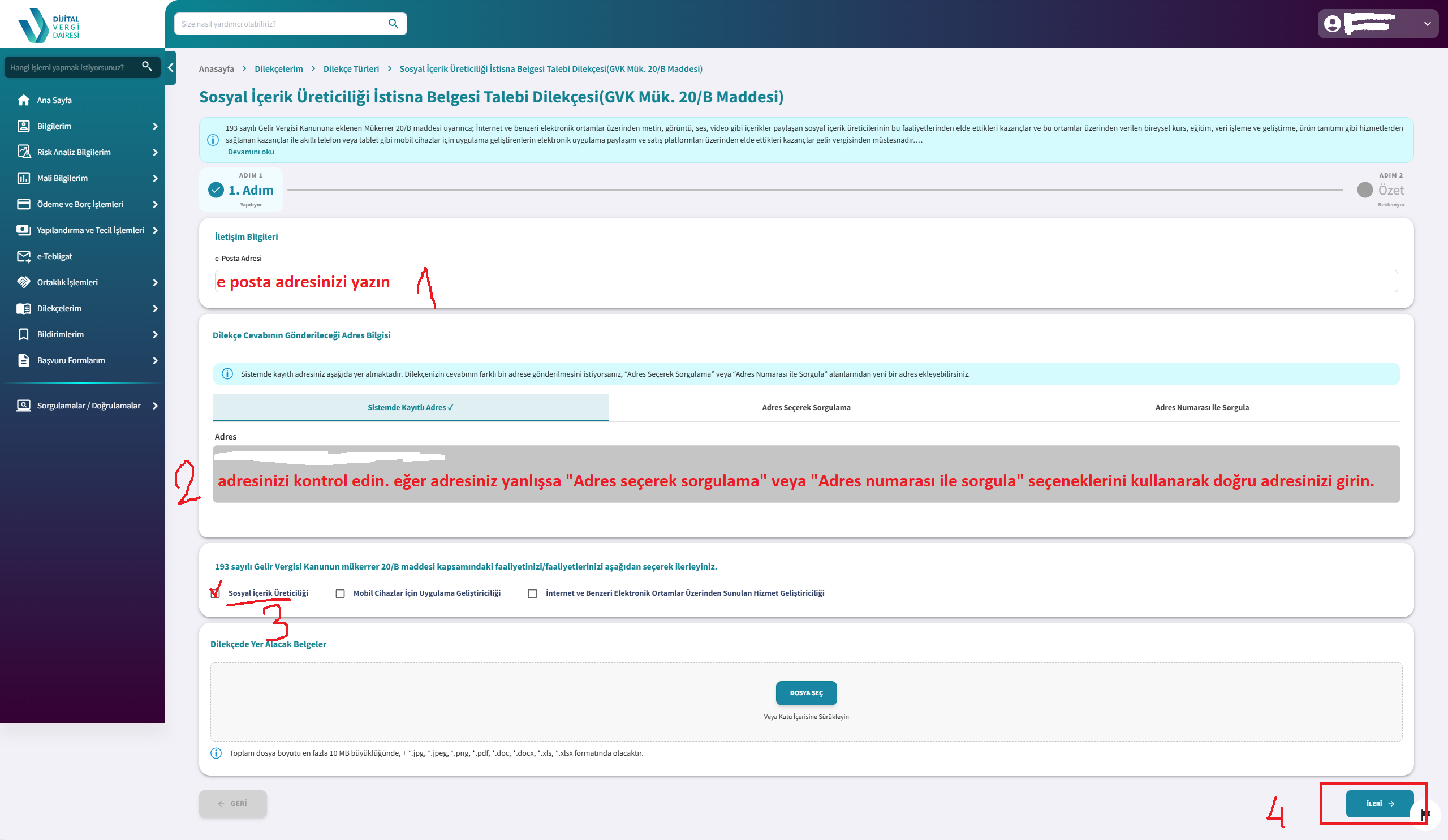 istisna belgesi almak 2