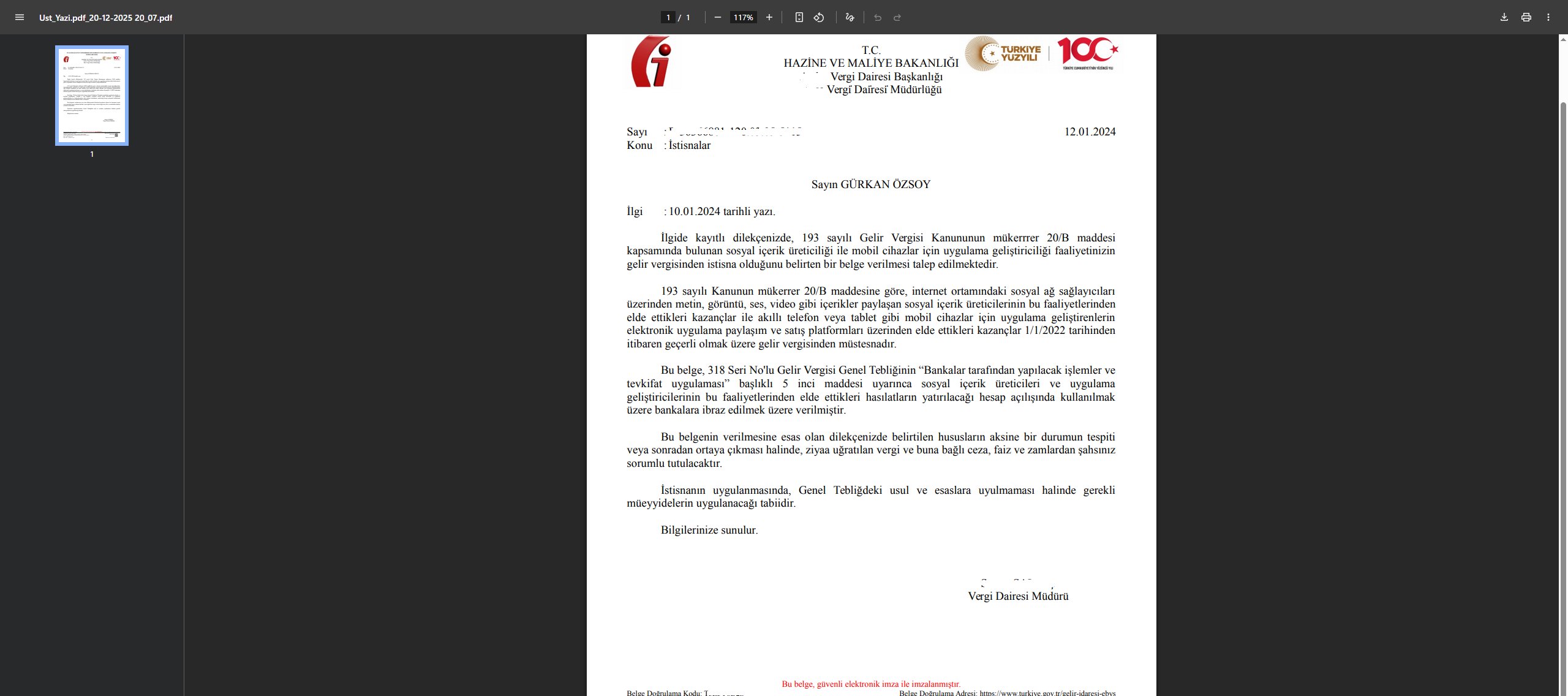 istisna belgesi almak 6